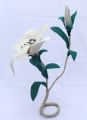 Jute flower stand. 