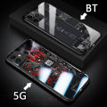 For Samsung Galaxy S20 Back Cover Explorer Version Theme Case Tempered Glass Protector Case for Samsung S20 Case Clear Circuit Board Design Full Coverage Phone cases.