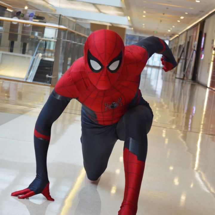 Far%20From%20Home%20Spiderman%20Costume%20Superhero%20Zentai%20Suit%20Spider%20Man%20Cosplay%20for%20Men%20Jumpsuit%20Bodysuit%20Carnival%20Halloween%20Costumes%20-%20Image%204