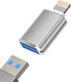 USB 3.0 to Lightning 8-Pin OTG Adapter for iPhone 13/12/11, Fast Charging, iOS 13+ Compatibility.