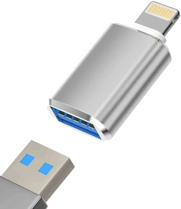USB%203.0%20to%20Lightning%208-Pin%20OTG%20Adapter%20for%20iPhone%2013/12/11,%20Fast%20Charging,%20iOS%2013+%20Compatibility%20-%20Image%203