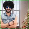 Disco Wig Set Men Hippie Costume Accessories Set 70s Disco Men's Accessories Elastic Afro Wigs 3Pcs Halloween smbph. 