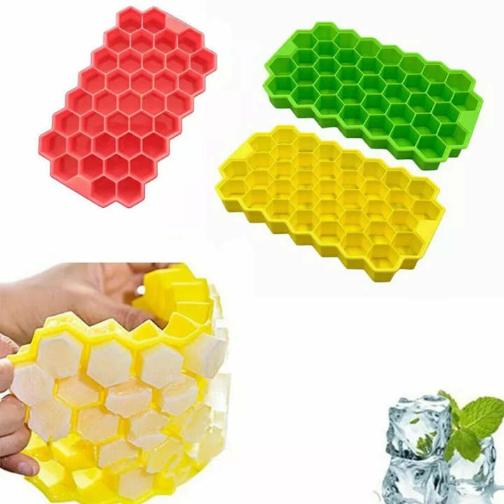 Silicone Ice Cube Tray 37 Cavity Ice-making Box