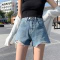 Retro Do the Old Cowboy Shorts Women's Summer Popular Hot Girl High Waist Slimming Slim Straight Hot Pants Women's Fashionins.