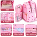 Appearance Kids Girls High 023 New Female Strawberry Bear Schoolbag Elementary School Students Third to Sixth Grade Large Capacity Female 2. 
