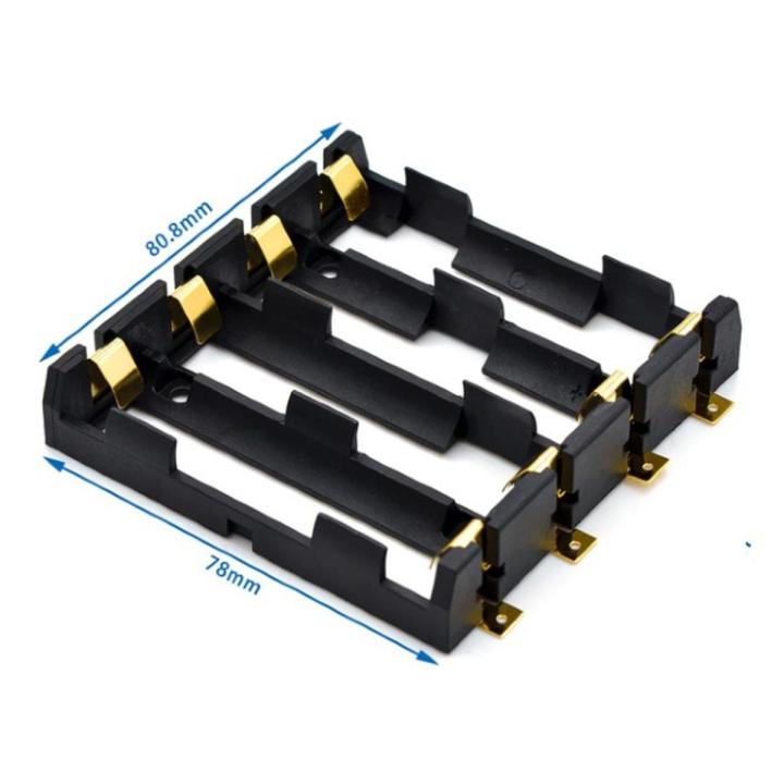 SMT Tip - 18650 Li-Ion Battery Case of 4 Slots