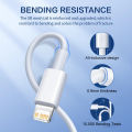 Original USB Cable For iPad charger Phone Date Cable For iPhone 11 12 13 14 Pro Max Fast Charging XR X XS 8 7 Plus Wire Cord.