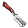 Premium Folding Cleaver Knife with Wooden Handle. 