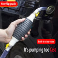 Hand Fuel Pump Car Fuel Tank Sucker Oil Transfer Fuel Pump Petrol Diesel Liquid Manual Pump Syphon Fuel Saver For Gas Gasoline. 