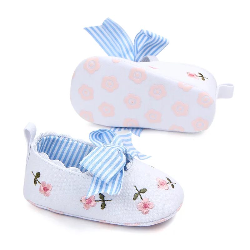 Baby Girls Soft Sole Pre-Walker Anti Slip Shoes Baby Girl Cotton