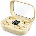 Q10 2in1 Couple Premium LED TWS Wireless Earbuds (ANC & LED Digital Display). 