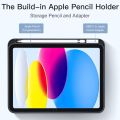 Compatible with Apple iPad (A16) 11th Generation Case 11 Inch 2025, for iPad 10th Generation Case 10.9 Inch 2022 with Pencil Holder, Slim Trifold Stand Protective Cover with Soft TPU Back Model: A2757 A2777, A3162 A2696 A3355 A3356 A3354. 