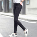 Slim Fit Stretchy Black Jeans Pants for Women - Trendy and Comfortable.