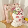 Sanrio Kawai Cinnamoroll Plush Dolls Bouquet For Children Girlfriend Creative Cartoon Kawaii Anime Flower Christmas Gifts. 