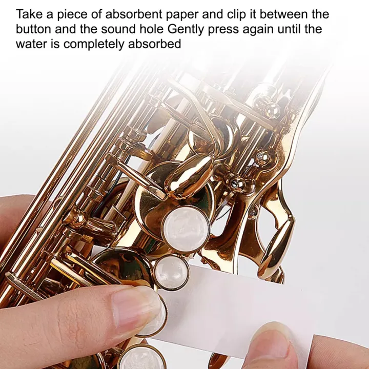 Clean%20Care%20Sheet%20Anti-Sticky%20Button%20Drying%20Absorbent%20Cleaner%20Papers%20Flute%20Patch%20Saxophone%20Clarinet%20Button%20Absorbent%20Paper%20-%20Image%206