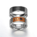 Stainless Steel Band Ring Men's Smart Ring Fashion NFC Ring.