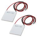 2X 12V 5.8A 65W TEC1-12706 Thermoelectric Cooler Cooling Peltier Plate Module 40X40mm.