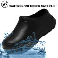 Men Summer Slipper Kitchen Clogs Chef Shoes Work Flip-flop Waterproof Oil-proof Sandal Non-Slip Garden Rubber Slippers For Male.