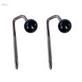 Metal L Rod Ball Musical Instrument Spare Parts for Drum Player Universal 40mm.