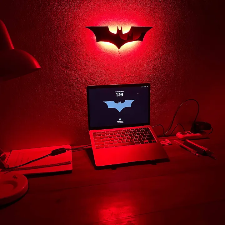 3D Batman Led Wall Lamp - Gaming Decor Unic Collection room decor ...