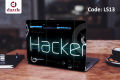 Hacker Laptop Sticker. 