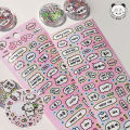 Tirado graffiti stickers, Korean English ins, cute cartoon handbook, goo card stickers, goo pan border decoration stickers.