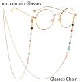 【Limited Quantity】 Vintage Beads Long Eyeglass Lanyard Eye wear Accessories Glasses Necklace Glasses Chain Bead random color.