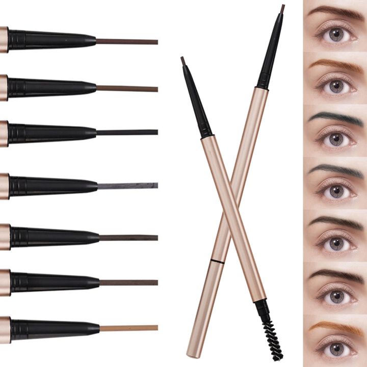 Eyebrow Tinted Gel Quality Long Lasting Eyebrow Pencil Eyebrow Pencil Double Side With Brush Point Eyebrow Pen