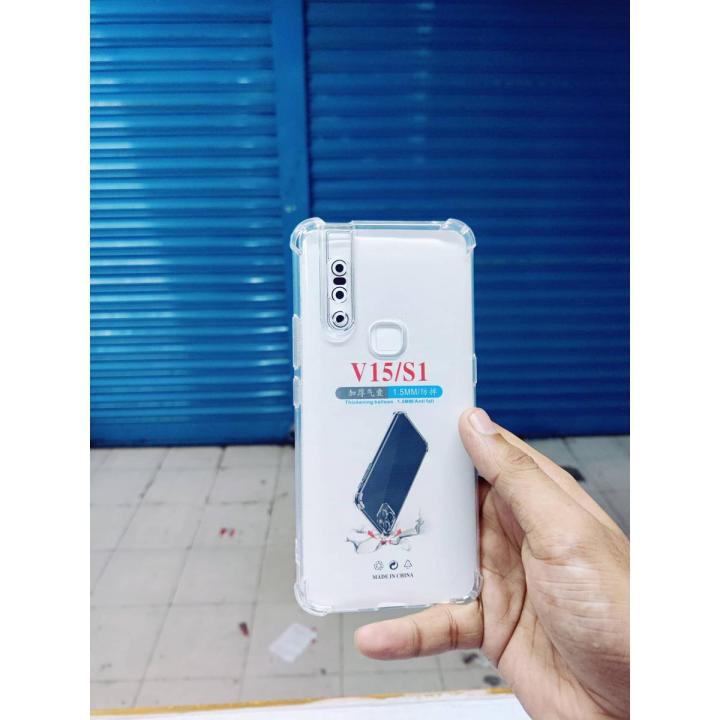 for Vivo V15 transparent back cover