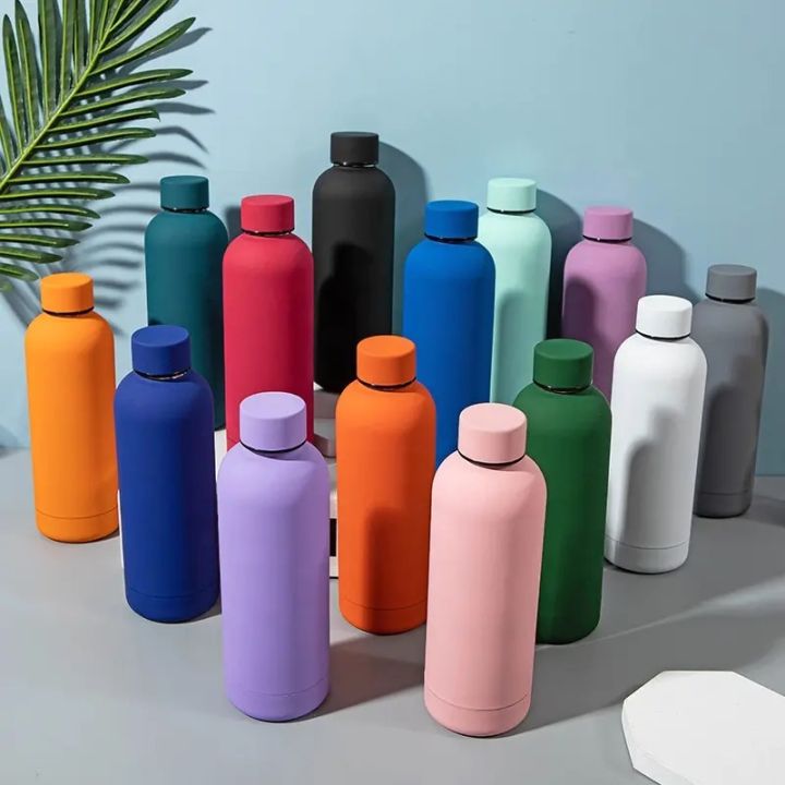 Stay Hydrated On The Go With The Vacuum Flask Ss 500Ml- Rubber Coating For Soft Touch Comfort - Keep Your Beverages At The Perfect Temperature