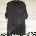 Internet Celebrity Sanskrit Cross Embroidered Short-SleeveTT-shirt HorseshoeinsFashion Couple Men and Women Top Cement Gray. 