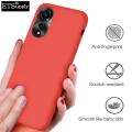 Phone case OPPO A58 4G cover Fashion Straight Soft Liquid Silicone Cover Camera Protection Shockproof for OPPO A58 4G Casing HP. 