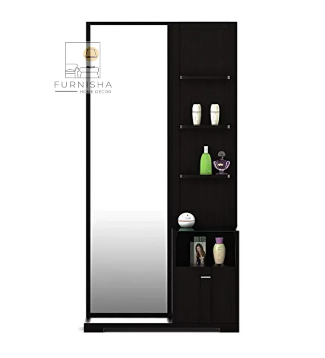 Furnisha%20Full%20Mirror%20View%20Black%20Dressing%20Table%20with%20Cosmetic%20Shelf%20and%20locker%20Drawer%20Storage%20Cabinet%20-%20Image%203