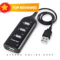 Adapter 3 Ports Usb 2.0 Hub For Laptop - Pc - Desktop - Expand Your Connectivity With This Usb Hub. 