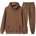 Brand Men Hoodie Fashion Men Srtswear brown apricot Hoodies+Pants Suit  Hop Men's tracksuit Sweatshirts Clothing S-XXXL. 