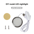 DIY LED Lamp Kit 3W DC 5V for Custom Nightlights No 3D Parts Included Maker Treasure House Model MH001 Warm White.