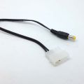 new PC 4PIN Molex 5.5mm x 2.1mm DC Power cable cord adapter 12V/2A for RGB control box LED. 