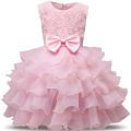 Children Luxury Party Formal Dress For Wedding Birthday Kids Christmas Ceremonies Dresses For Girls Lace Tutu Flower Girls Dress.