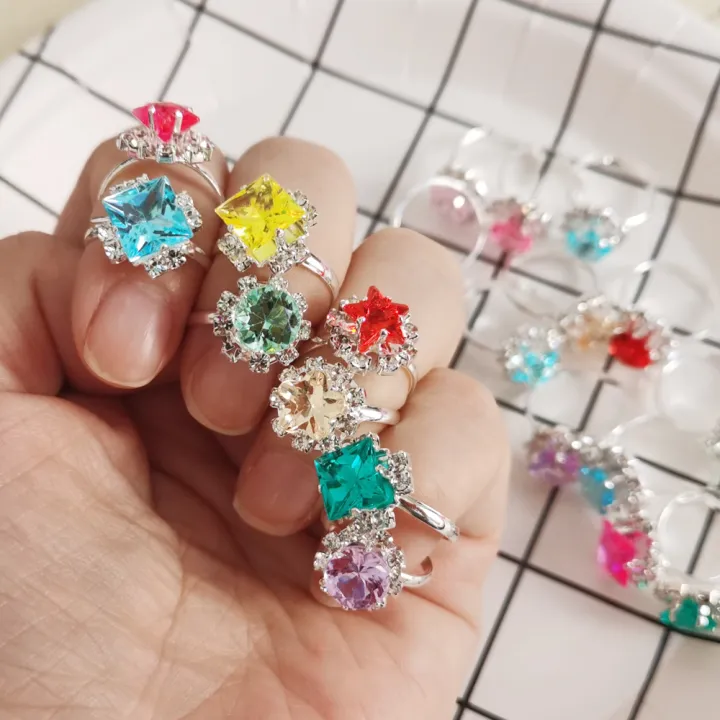 12/36PCS/set%20Adjustable%20Kids%20Crystal%20Rings%20Jewelry%20Heart%20Star%20Square%20Open%20Finger%20Ring%20For%20Children%20Girl%20Party%20Gift%20-%20Image%202