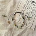 A variety of Xiaohongshu with the same new Chinese bamboo beads, ancient natural stone bracelets, cold and high-end niche bracelets. 