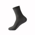 Double Needle Socks Men's Bamboo Fiber Men's Stockings Four Seasons Breathable Business Mid-Calf Length Men's Socks Spring and Summer Socks. 