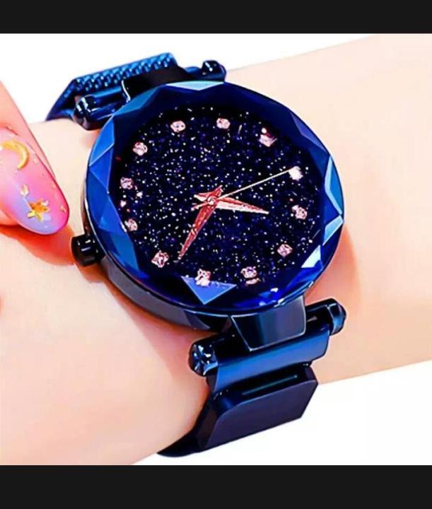 Dior%20high%20quality%20magnet%20Analog%20Watch%20For%20Women%20-%20Blue%20-%20Image%203