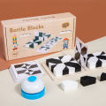 Children's early education puzzle battle, large hidden building block puzzle, thinking logic training, parent-child interactive board games.