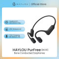 HAYLOU PurFree (BC01) Bone Conduction Headphones Qcc3044 V5.2 Bluetooth Earphones IP67 Waterproof Protect Hearing Sports Headset.