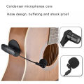 Violin UHF Wireless Microphone Portable Musical Condenser Instrument Microphone Wireless Guitar Microphone for Violin Amplifier. 