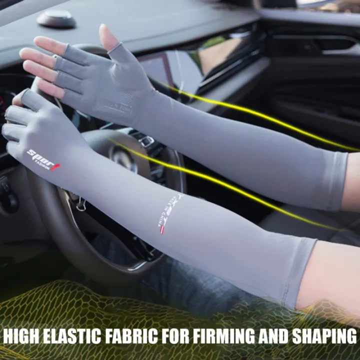 Cool%20Men%20Women%20Arm%20Sleeve%20Gloves%20Running%20Cycling%20Sleeves%20Fishing%20Bike%20Sport%20Protective%20Arm%20Warmers%20UV%20Cover%20Two%20finger%20Cut%20-%20Image%202