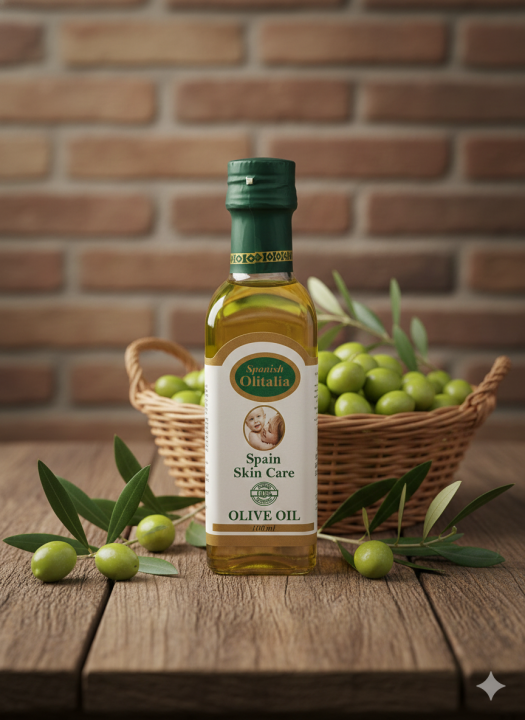 Spanish Lucy Oliva baby Skin Care Olive Oil-100ml .