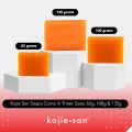 Kojie San Skin Lightening Soap - Original Kojic Acid Soap for Dark Spots, Hyperpigmentation, & Scars - Beauty Bar with Coconut & Tea Tree Oil for Flawless, Even Skin Tone - 65g x 3 Bars.