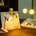 1Pc Mini LED Clamp Reading Lamp Night Lights Home Portable Book Clip Lamp Sunlight Mall. 