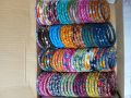 Handmade Fabric Bangles for Women/Girls - Set of 4 Pieces.
